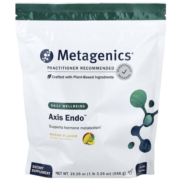 Metagenics Axis Endo™, Mango, 1 lb 3.26 oz (546 g)