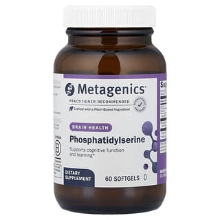 Metagenics, Phosphatidylserin, Phosphatidylserin, 150 mg, 60 Weichkapseln