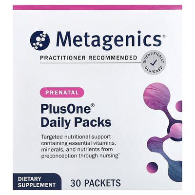 Metagenics, PlusOne®, Daily Prenatal Nutrition Packet, 30 Packets