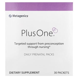 Metagenics, Plus One®, Suplemento prenatal diario, 30 sobres