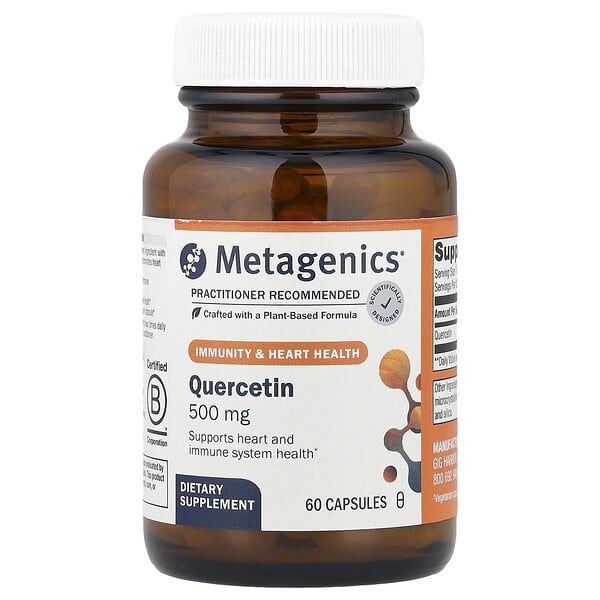 Metagenics Quercetin, Immunity & Heart Health, 500 mg, 60 Capsules