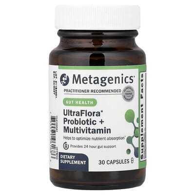 Metagenics, UltraFlora®, Probiotics + Multivitamins, 30 Capsules