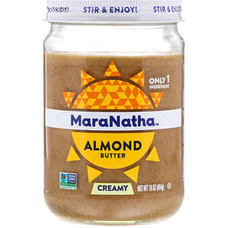 MaraNatha, Manteiga de Amêndoa, Cremosa, 454 g (16 oz)