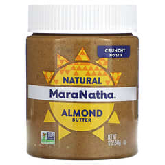 MaraNatha, Manteiga de Amêndoa Natural da Califórnia, Crocante, 340 g (12 oz)