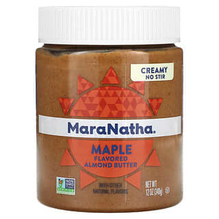 MaraNatha, 巴旦木醬，奶油，楓糖味，12 盎司（340 克）