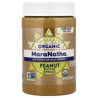 MaraNatha, Mantequilla de maní orgánica para untar, cremosa, 454 g (16 oz)