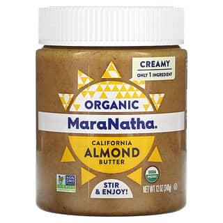 MaraNatha, Organic California Almond Butter, Creamy, 12 oz (340 g)