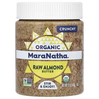 MaraNatha, Organic Raw Almond Butter, Bio-Mandelbutter mit rohen Mandeln, knusprig, 340 g (12 oz.)