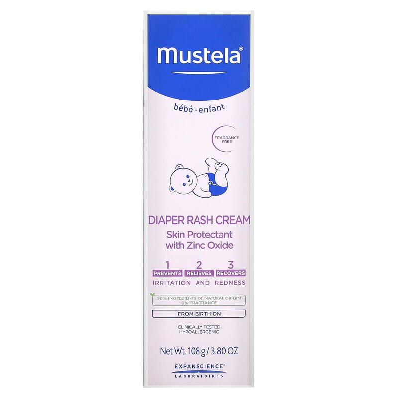 Mustela Famille Diaper Cream - Crema protectora de pañal 