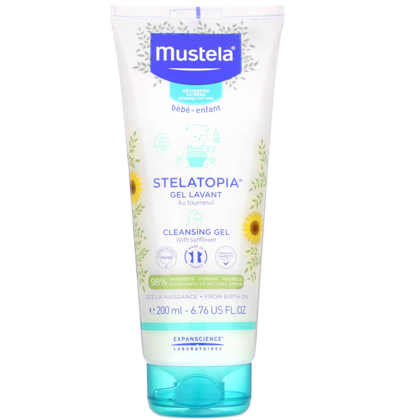 Mustela Stelatopia Cleansing Gel With Sunflower 6 76 Fl Oz 0 Ml Mustela Stelatopia Cleansing Gel With Sunflower 6 76 Fl Oz 0 Ml