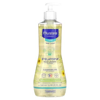 Mustela, Stelatopia, Cleansing Oil With Sunflower, Extremely Dry Skin, Fragrance Free, 16.9 fl oz (500 ml)