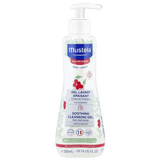 Mustela, Gel nettoyant apaisant au Schisandra, Sans parfum, 300 ml