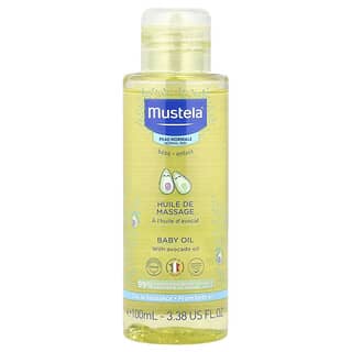 Mustela, Baby Oil with Avocado Oil, 3.38 fl oz (100 ml)