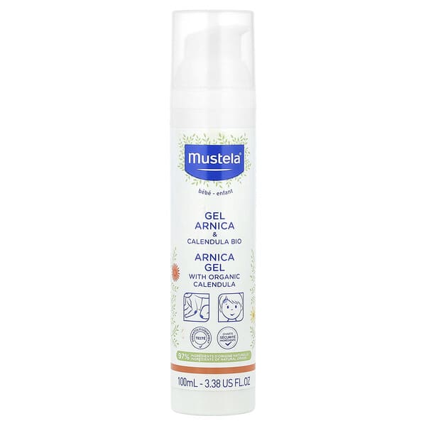 Mustela, 유아용, 유기농 카렌듈라 함유 아르니카 젤, 100ml(3.38fl oz)