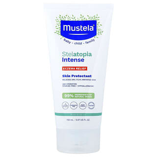 Mustela, Stelatopia Intense，緩解溼疹，皮膚保護劑，無香，5.07 液量盎司（150 毫升）