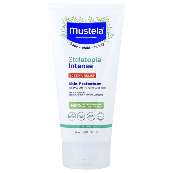 Mustela, 스테라토피아 인텐스, 습진 완화, 피부 보호제, 향료 무함유, 150ml(5.07fl oz)