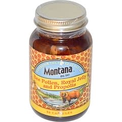 Montana Big Sky, Bee Pollen, Royal Jelly and Propolis, 90 Capsules (Discontinued Item) 