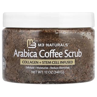 M3 Naturals, Exfoliante con café arábigo, 340 g (12 oz)