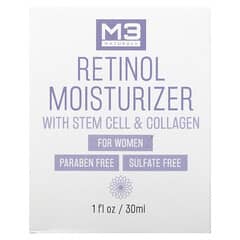 M3 Naturals, Retinol Moisturizer for Women, 1 fl oz (30 ml)