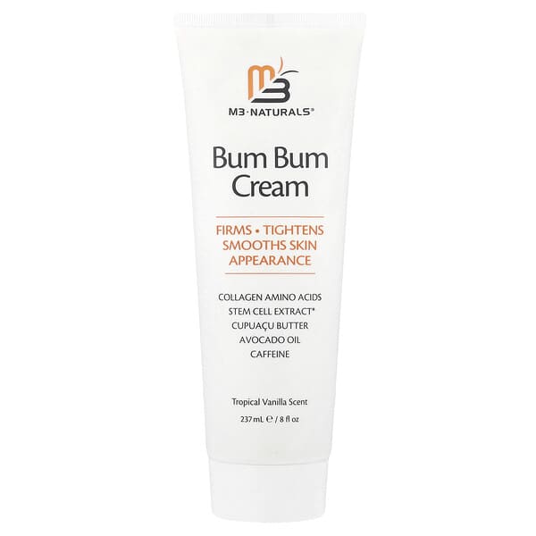 M3, Bum Bum 크림, 트로피칼 바닐라, 237ml(8fl oz)