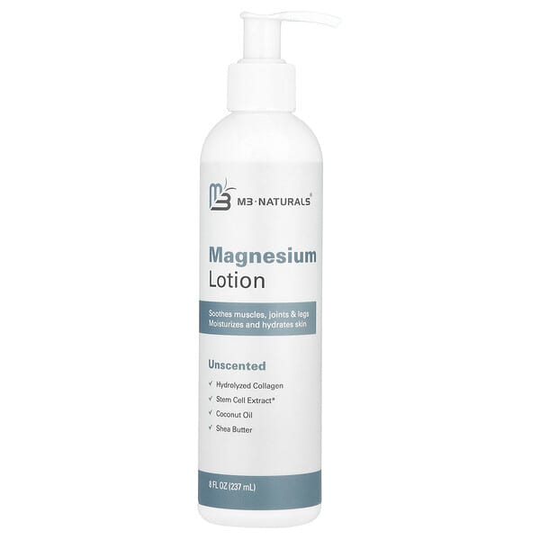 M3, 마그네슘 로션, 무향, 237ml(8fl oz)
