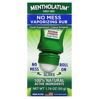 Mentholatum, No Mess Vaporizing Rub, 1.76 oz (50 g)