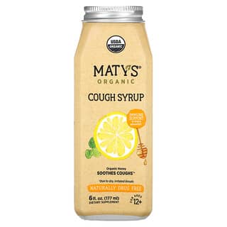 Maty's, 有机咳嗽糖浆，12 岁以上，6 液量盎司（177 毫升）