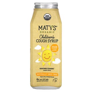 Maty's, Sirop contre la toux pour enfants biologique, à partir de 1 ans, 177 ml