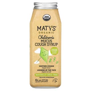 Maty's, Organic Children´s Mucus Cough Syrup、1歳～、177ml（6液量オンス）