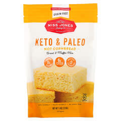 Miss Jones Baking Co, Ceto y paleo, Mezcla para pan y muffins de pan de maíz, 210 g (7,4 oz)