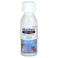 Mucinex, Children's, средство от простуды, для детей от 4 лет, с ягодным вкусом, 118 мл (4 жидк. унции)