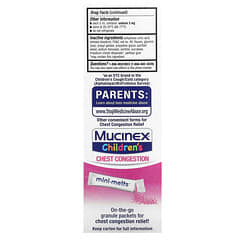 Mucinex, Children's, средство от простуды, для детей от 4 лет, с ягодным вкусом, 118 мл (4 жидк. унции)