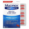 Fast-Max Rhume, grippe et maux de gorge, Force maximale, Pour les enfants de 12 ans et plus, 20 capsules