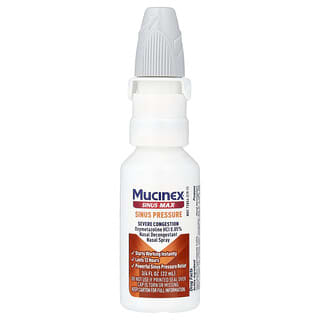 Mucinex, Sinus-Max, средство для устранения заложенности носа, 22 мл (0,75 жидк. унции)