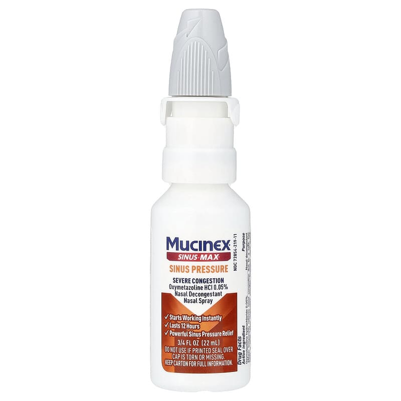 Sinus-Max®, Sinus Pressure, Sever Congestion Nasal Spray, 3/4 fl