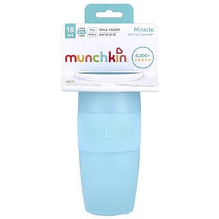 Munchkin, Miracle®, Vaso 360°, 18 meses en adelante, Azul claro, 414 ml (14 oz)