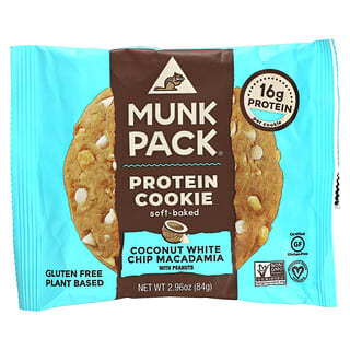 Munk Pack, Biscuit protéiné, noix de coco et pépites de macadamia, 84 g