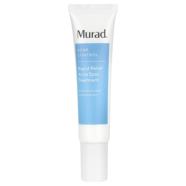 Murad, Acne Control ยารักษาสิวเฉพาะจุด บรรเทาอย่างรวดเร็ว สูตรเข้มข้นสูงสุด ขนาด 0.5 ออนซ์ (15 มล.)