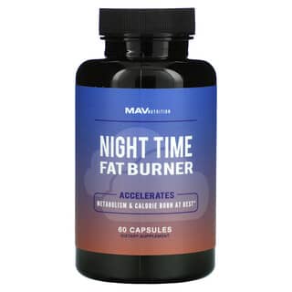 MAV Nutrition, Night Time Fat Burner, 60 Capsules