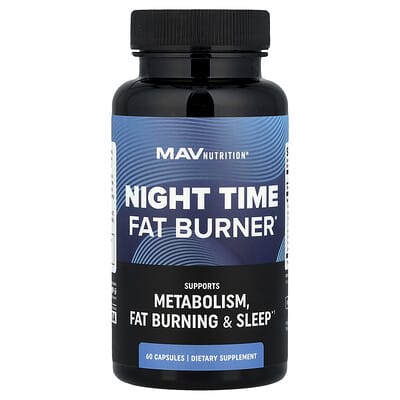 MAV Nutrition, Night Time Fat Burner , 60 Capsules
