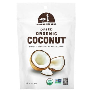 Mavuno Harvest, Noix de coco séchée biologique, 56 g