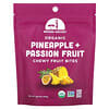 Bouchées de fruits à mâcher biologiques, Ananas + Fruit de la passion, 55 g