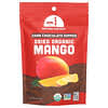 сушеное органическое манго, в темном шоколаде, 84 г (3 унции)