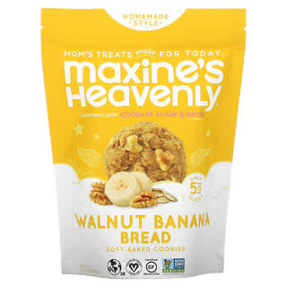 Maxine's Heavenly, Soft-Baked Cookies, Walnut Banana Bread, 7.2 oz (204 g)