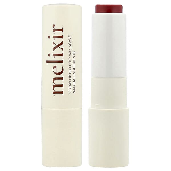Melixir, 아가베 함유 Vegan Lip 버터™, 06 Lust Red, 3.9g(0.13oz)