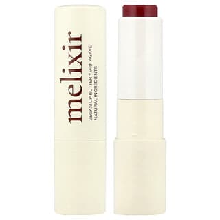 Melixir, アガベ配合Vegan Lip Butter™（ヴィーガンリップバター）、11 オータムレイン、3.9g（0.13オンス）