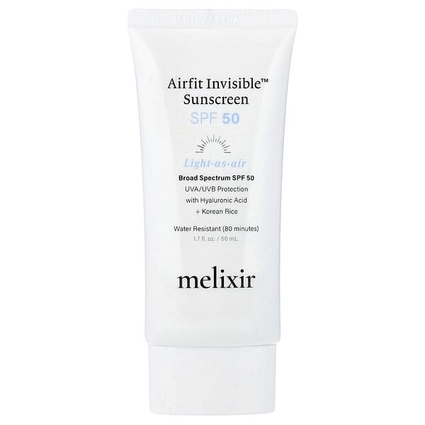 Melixir, 에어핏 인비저블™ 자외선 차단제, SPF 50, 50ml(1.7fl oz)