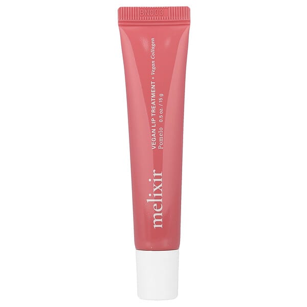 Melixir, Traitement pour les lèvres vegan + collagène vegan, 3 grenades, 15 g