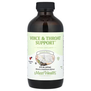 Maxi Health, Voice & Throat Support ™, натуральные ягоды, 237 мл (8 жидк. Унций)