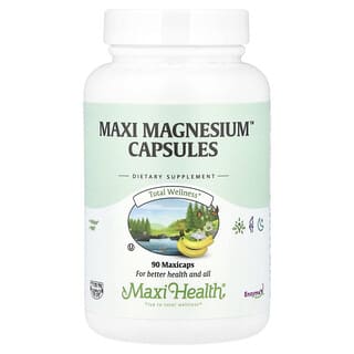 Maxi Health‏, كبسولات Maxi Magnesium ™ ، 90 كبسولة ماكسي